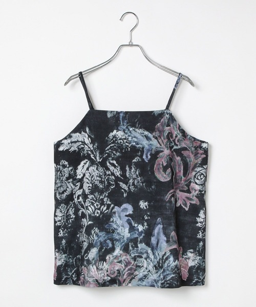 AMERICAN RAG CIE（アメリカンラグシー）の「【AMERICAN RAG CIE】フラワーキャミソール（WOMEN)（キャミソール・レディース・ブラック/オフホワイト・FREE）」の6枚目の写真