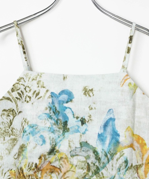 AMERICAN RAG CIE（アメリカンラグシー）の「【AMERICAN RAG CIE】フラワーキャミソール（WOMEN)（キャミソール・レディース・ブラック/オフホワイト・FREE）」の3枚目の写真