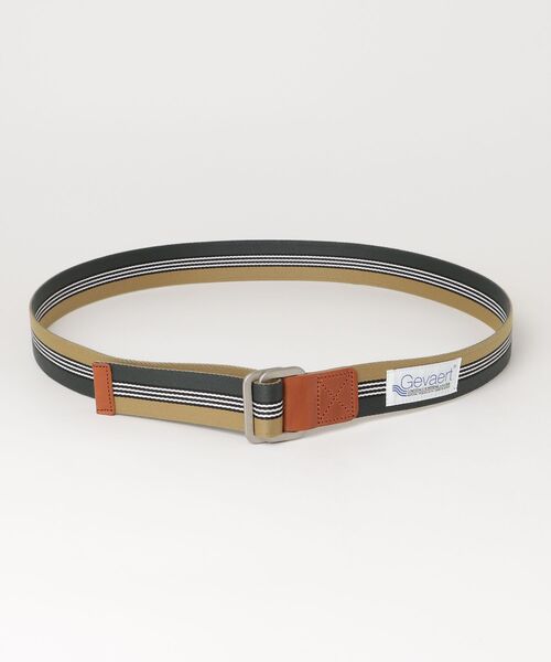 GEVAERT（ゲバルト）の「GEVAERT スクエアWリング＆GIバックル＆フランスカンムジックベルト（ベルト・メンズ・ネイビー系/グレー系/ネイビー系2/グリーン系1/グリーン系3/I/B/P/R/レッド系1/ネイビー系3/K/L/M/N/ブラウン系1/ブラック系/C/D/E/S/T/U/V/W/その他3/オレンジ系1/ダークブラウン/ベージュ系/ネイビー系1/ワイン系1/H/J/A/O/Q/X/ブラック系1/カーキ系/グリーン系2・ONE SIZE）」の9枚目の写真