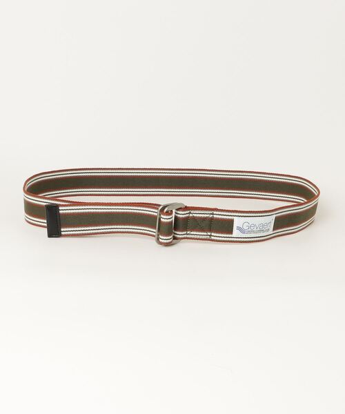 GEVAERT（ゲバルト）の「GEVAERT スクエアWリング＆GIバックル＆フランスカンムジックベルト（ベルト・メンズ・ネイビー系/グレー系/ネイビー系2/グリーン系1/グリーン系3/I/B/P/R/レッド系1/ネイビー系3/K/L/M/N/ブラウン系1/ブラック系/C/D/E/S/T/U/V/W/その他3/オレンジ系1/ダークブラウン/ベージュ系/ネイビー系1/ワイン系1/H/J/A/O/Q/X/ブラック系1/カーキ系/グリーン系2・ONE SIZE）」の10枚目の写真