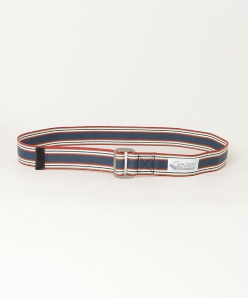 GEVAERT（ゲバルト）の「GEVAERT スクエアWリング＆GIバックル＆フランスカンムジックベルト（ベルト・メンズ・ネイビー系/グレー系/ネイビー系2/グリーン系1/グリーン系3/I/B/P/R/レッド系1/ネイビー系3/K/L/M/N/ブラウン系1/ブラック系/C/D/E/S/T/U/V/W/その他3/オレンジ系1/ダークブラウン/ベージュ系/ネイビー系1/ワイン系1/H/J/A/O/Q/X/ブラック系1/カーキ系/グリーン系2・ONE SIZE）」の14枚目の写真