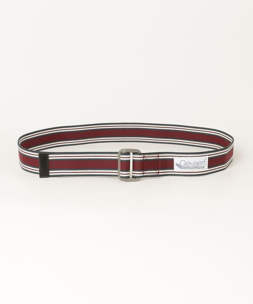 GEVAERT（ゲバルト）の「GEVAERT スクエアWリング＆GIバックル＆フランスカンムジックベルト（ベルト・メンズ・ネイビー系/グレー系/ネイビー系2/グリーン系1/グリーン系3/I/B/P/R/レッド系1/ネイビー系3/K/L/M/N/ブラウン系1/ブラック系/C/D/E/S/T/U/V/W/その他3/オレンジ系1/ダークブラウン/ベージュ系/ネイビー系1/ワイン系1/H/J/A/O/Q/X/ブラック系1/カーキ系/グリーン系2・ONE SIZE）」の16枚目の写真