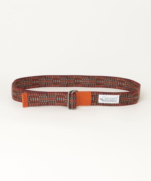 GEVAERT（ゲバルト）の「GEVAERT スクエアWリング＆GIバックル＆フランスカンムジックベルト（ベルト・メンズ・ネイビー系/グレー系/ネイビー系2/グリーン系1/グリーン系3/I/B/P/R/レッド系1/ネイビー系3/K/L/M/N/ブラウン系1/ブラック系/C/D/E/S/T/U/V/W/その他3/オレンジ系1/ダークブラウン/ベージュ系/ネイビー系1/ワイン系1/H/J/A/O/Q/X/ブラック系1/カーキ系/グリーン系2・ONE SIZE）」の17枚目の写真