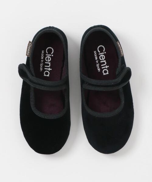 Cienta（シエンタ）の「Cienta　ベロアストラップシューズ(KIDS)（スニーカー・キッズ・ブラック/グレー・19/16/17/18/20）」の4枚目の写真