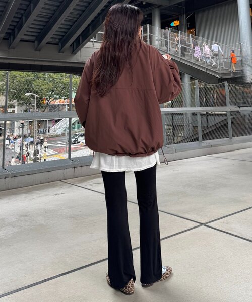 WILLOW(ウィロー)の「【willow】ストレッチフレアレギンスパンツ(その他パンツ・レディース・ブラック/グレー・ONE SIZE)」の8枚目の写真