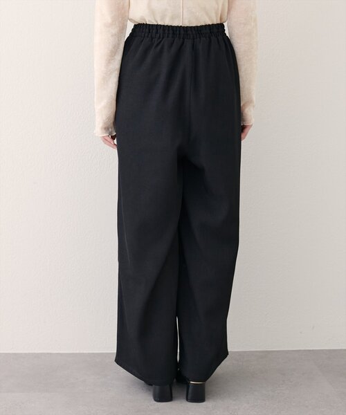 natural couture(ナチュラルクチュール)の「イージーウエストワイドパンツ(その他パンツ・レディース・ブラウン/その他1/ブラック・LARGE/MEDIUM)」の12枚目の写真