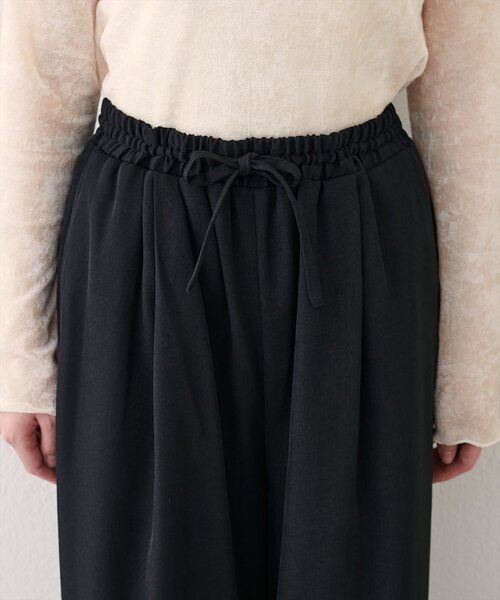 natural couture(ナチュラルクチュール)の「イージーウエストワイドパンツ(その他パンツ・レディース・ブラウン/その他1/ブラック・LARGE/MEDIUM)」の13枚目の写真