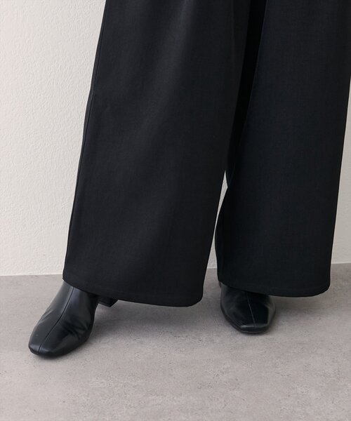 natural couture(ナチュラルクチュール)の「イージーウエストワイドパンツ(その他パンツ・レディース・ブラウン/その他1/ブラック・LARGE/MEDIUM)」の17枚目の写真