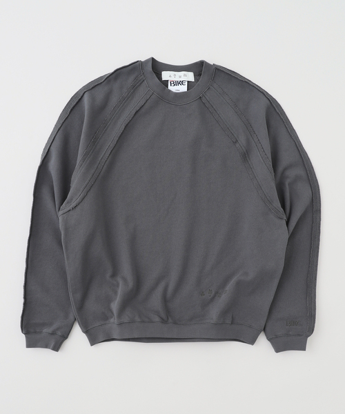 bal(バル)の「BAL/BIKE ATHLETIC HEAVY COTTON CREW(スウェット・メンズ・グレー/チャコールグレー・2/1)」の2枚目の写真