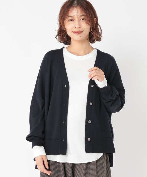 シアーリブロングスリーブTシャツ[プラスサイズあり]（Tシャツ