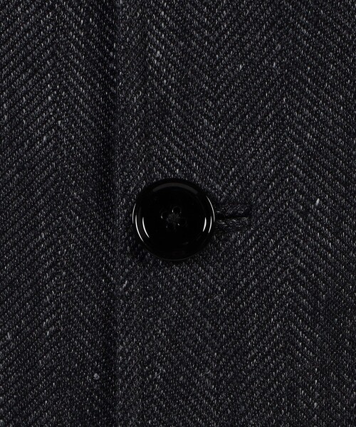 Caruso(カルーゾ)の「【別注】CARUSO リネンウール フォレスティエールジャケット(ブルゾン・メンズ・ブラック・48/46)」の13枚目の写真