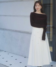 NOELA | ワイドタックビジュースカート(スカート)