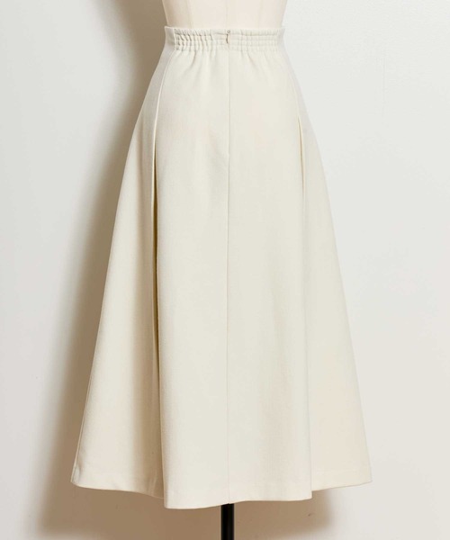NOELA（ノエラ）の「ワイドタックビジュースカート（スカート・レディース・オフホワイト/グレー/ライトグリーン・S/M）」の6枚目の写真