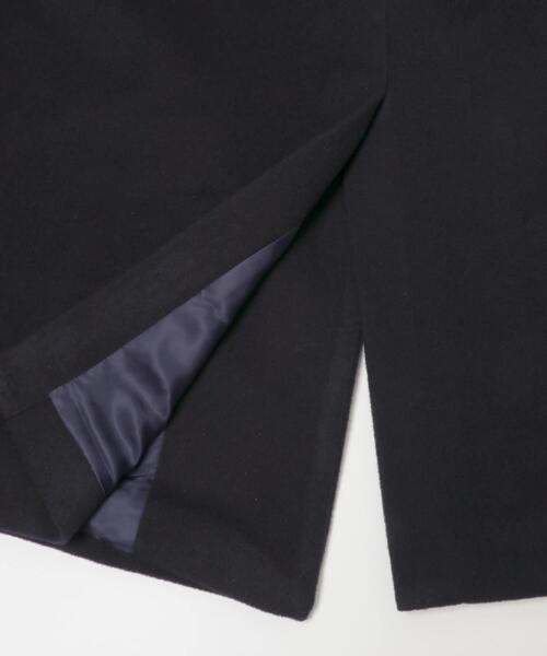 かぐれ（カグレ）の「ウールバルカラーコート（ステンカラーコート・レディース・ブラック/ネイビー・FREE）」の21枚目の写真
