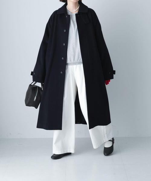 かぐれ（カグレ）の「ウールバルカラーコート（ステンカラーコート