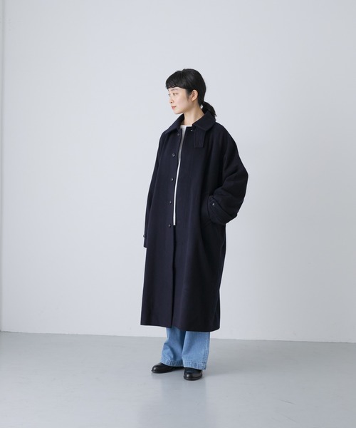 かぐれ　ステンカラーコート　ワンサイズ　未使用に近い かぐれ ステンカラーコート コート 「ユニセックス」コットンステン