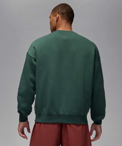 JORDAN BRAND(ジョーダンブランド)の「ジョーダン ブルックリン フリース メンズ クルーネック スウェットシャツ / Jordan Brooklyn Fleece Men's Crew-neck Sweatshirt HV1874-316 Midnight Green(スウェット・メンズ・モスグリーン・M/L/XL/2XL/S)」の2枚目の写真
