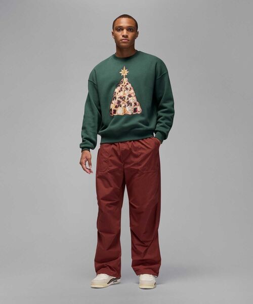 JORDAN BRAND(ジョーダンブランド)の「ジョーダン ブルックリン フリース メンズ クルーネック スウェットシャツ / Jordan Brooklyn Fleece Men's Crew-neck Sweatshirt HV1874-316 Midnight Green(スウェット・メンズ・モスグリーン・M/L/XL/2XL/S)」の6枚目の写真