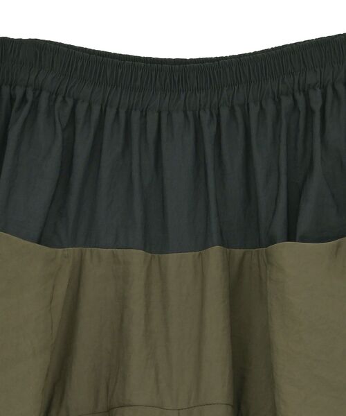 Editt by YECCA VECCA（エディットバイイェッカヴェッカ）の「コクーンデザインワイドパンツ（その他パンツ・レディース・ブラック/カーキ・FREE）」の7枚目の写真