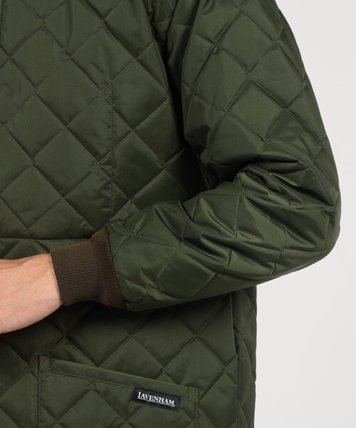 LAVENHAM(ラベンハム)の「【別注】LAVENHAM ARCHIVE RAYDON ナイロン キルティングブルゾン(ブルゾン・メンズ・ボルドー/グリーン/ブラック/グレー・L/M)」の11枚目の写真