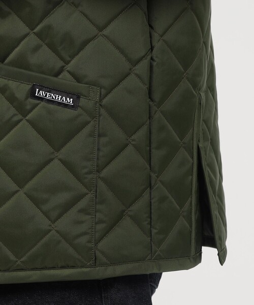LAVENHAM(ラベンハム)の「【別注】LAVENHAM ARCHIVE RAYDON ナイロン キルティングブルゾン(ブルゾン・メンズ・ボルドー/グリーン/ブラック/グレー・L/M)」の12枚目の写真