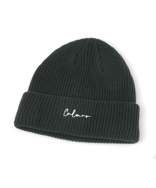LAKOLE（ラコレ）の「ロゴ刺繍ニットワッチ / 606130（ニットキャップ/ビーニー・メンズ・ブラック/ダークオリーブ/ブラウン/ライトグレー・9）」の8枚目の写真