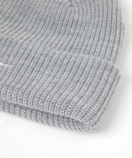 LAKOLE（ラコレ）の「ロゴ刺繍ニットワッチ / 606130（ニットキャップ/ビーニー・メンズ・ブラック/ダークオリーブ/ブラウン/ライトグレー・9）」の11枚目の写真