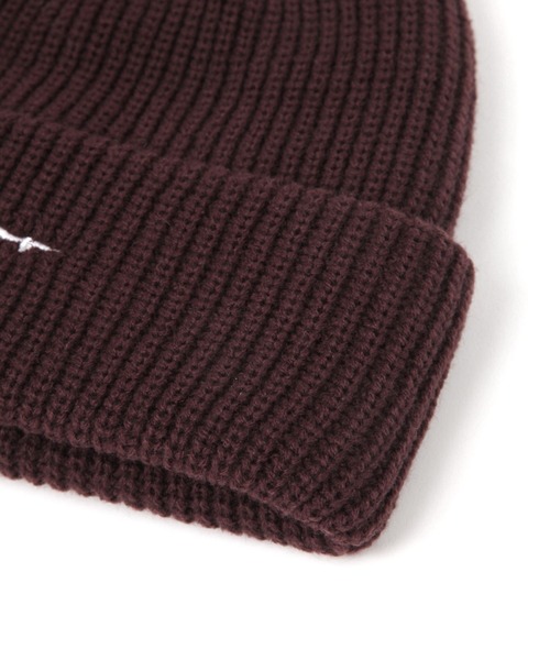 LAKOLE（ラコレ）の「ロゴ刺繍ニットワッチ / 606130（ニットキャップ/ビーニー・メンズ・ブラック/ダークオリーブ/ブラウン/ライトグレー・9）」の15枚目の写真