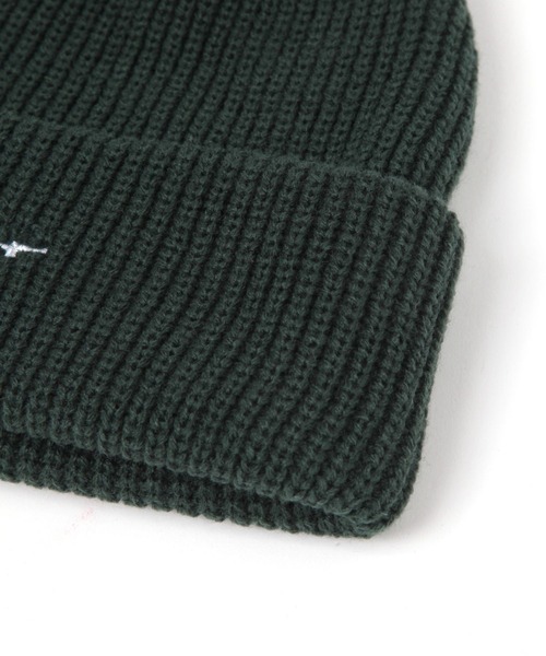 LAKOLE（ラコレ）の「ロゴ刺繍ニットワッチ / 606130（ニットキャップ/ビーニー・メンズ・ブラック/ダークオリーブ/ブラウン/ライトグレー・9）」の17枚目の写真