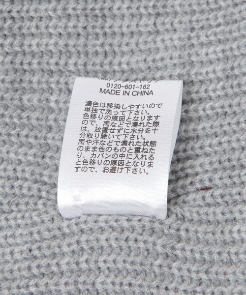 LAKOLE（ラコレ）の「ロゴ刺繍ニットワッチ / 606130（ニットキャップ/ビーニー・メンズ・ブラック/ダークオリーブ/ブラウン/ライトグレー・9）」の20枚目の写真