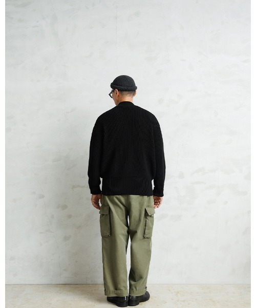WAIPER.inc(ワイパーインク)の「WAIPER.inc 米軍 U.S.NAVY GOBセーター【WP1121】(ニット/セーター・メンズ・ブラック・S/M/L/XL)」の6枚目の写真