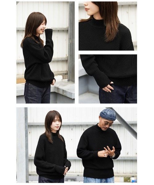 WAIPER.inc(ワイパーインク)の「WAIPER.inc 米軍 U.S.NAVY GOBセーター【WP1121】(ニット/セーター・メンズ・ブラック・S/M/L/XL)」の15枚目の写真