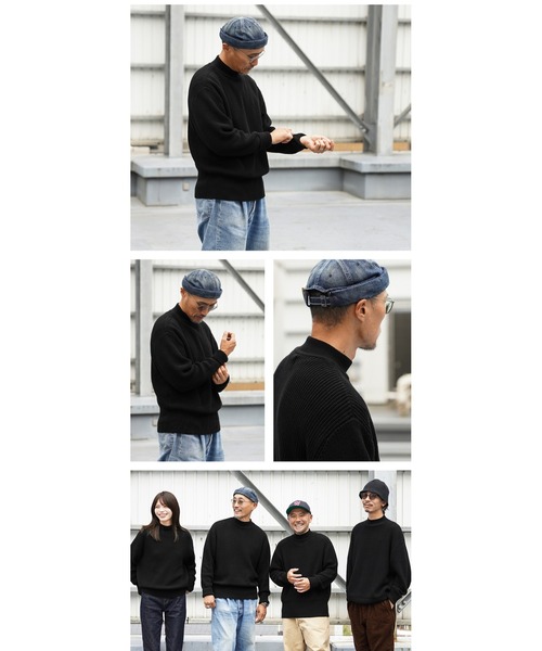 WAIPER.inc(ワイパーインク)の「WAIPER.inc 米軍 U.S.NAVY GOBセーター【WP1121】(ニット/セーター・メンズ・ブラック・S/M/L/XL)」の16枚目の写真