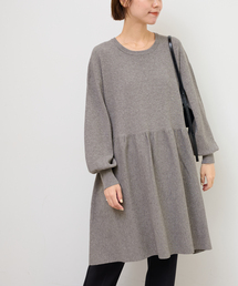 《WEB限定》ウォッシャブルペプラムチュニック