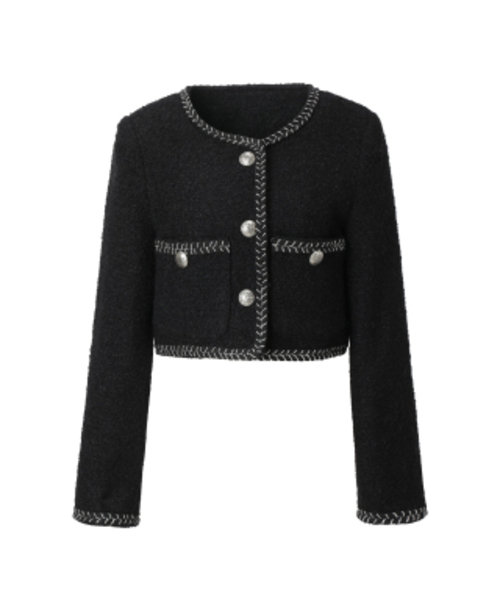 khakipoint カーキポイント ツイードジャケット ブラック セール】Atelier Tweed Jacket (black)（その他アウター）｜KHAKIPOINT