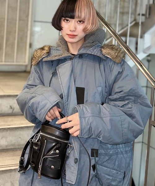 DEVICE ライダース バニティ 2way ショルダーバッグ（ショルダーバッグ