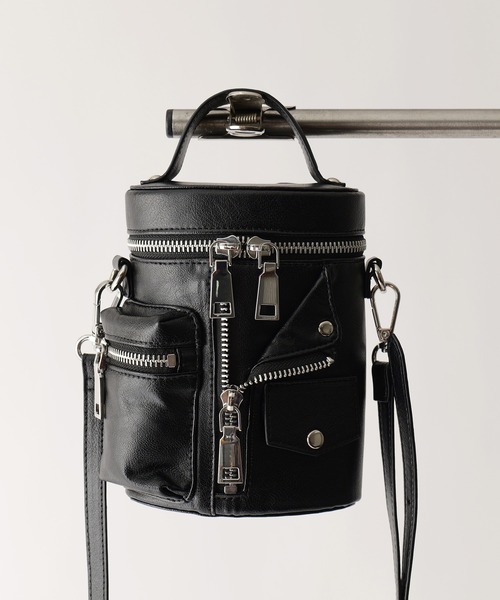 DEVICE ライダース バニティ 2way ショルダーバッグ（ショルダーバッグ