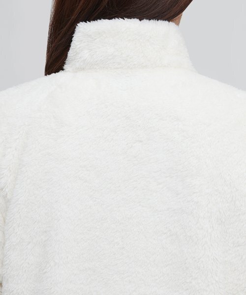 MUSINSA STANDARD WOMAN（ムシンサスタンダードウーマン）の「ウィメンズシャギーフリースジップアップジャケット[アイボリー]（その他アウター・レディース・その他・SMALL/MEDIUM/LARGE/X-LARGE）」の4枚目の写真