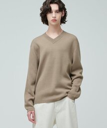 MUSINSA STANDARD（ムシンサスタンダード）の「MINIMAL V-NECK KNIT [BEIGE]（ニット/セーター・メンズ）」