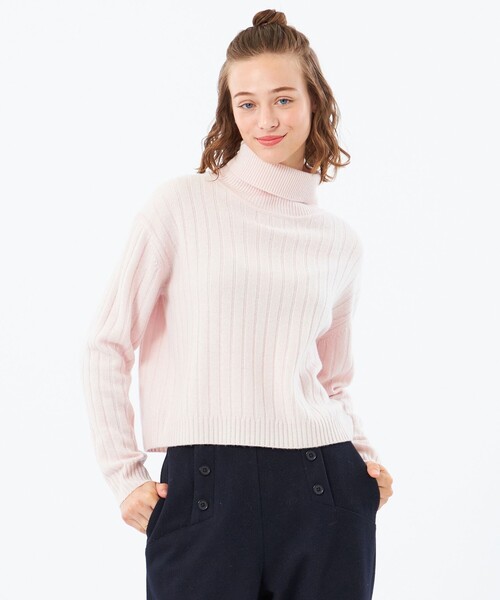 MACKINTOSH PHILOSOPHY(マッキントッシュ フィロソフィー)の「ウールカシミヤハイネックニット(ニット/セーター・レディース・ブルー/ブラック/パープル/ピンク系その他3・38)」の4枚目の写真