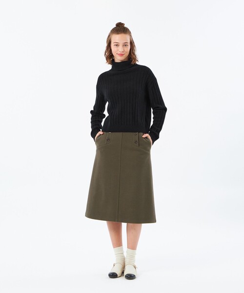 MACKINTOSH PHILOSOPHY(マッキントッシュ フィロソフィー)の「ウールカシミヤハイネックニット(ニット/セーター・レディース・ブルー/ブラック/パープル/ピンク系その他3・38)」の5枚目の写真