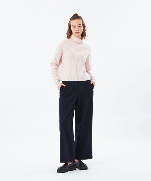 MACKINTOSH PHILOSOPHY(マッキントッシュ フィロソフィー)の「ウールカシミヤハイネックニット(ニット/セーター・レディース・ブルー/ブラック/パープル/ピンク系その他3・38)」の6枚目の写真