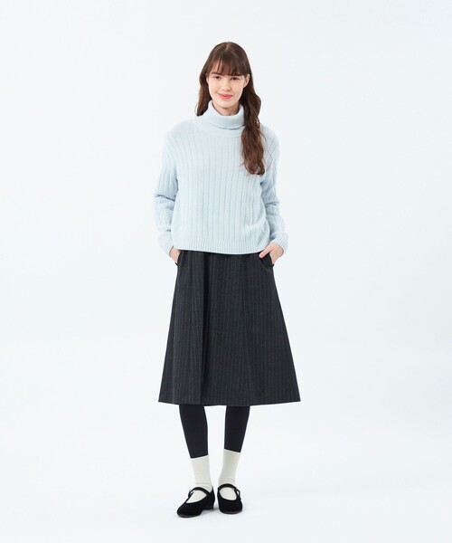 MACKINTOSH PHILOSOPHY(マッキントッシュ フィロソフィー)の「ウールカシミヤハイネックニット(ニット/セーター・レディース・ブルー/ブラック/パープル/ピンク系その他3・38)」の7枚目の写真