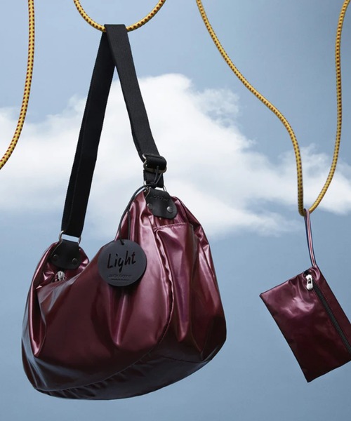 Jack Gomme（ジャックゴム）の「【JACK GOMME】メッセンジャー　ショルダーバッグ LIRIS（ショルダーバッグ・レディース・アイボリー/ブラック/シルバー/インディゴブルー/モカ/ワインレッド/オリーブ/ライトブルーグレー・FREE）」の9枚目の写真