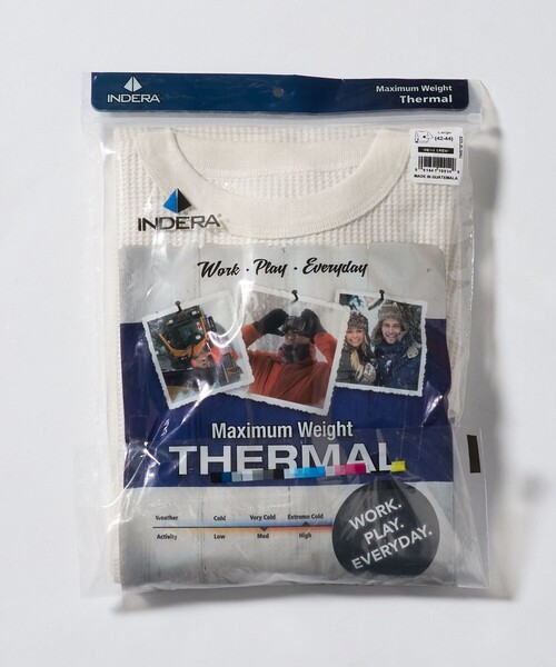 INDERA MILLS(インデラミルズ)の「<INDERA MILLS> MAX THRML LSL/カットソー(Tシャツ/カットソー・メンズ・ナチュラル・L/XL)」の1枚目の写真