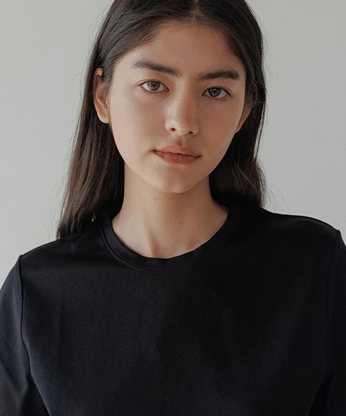 LINGSEOUL(リングソウル)の「supima silket cotton top-black(Tシャツ/カットソー・レディース・その他・SMALL/MEDIUM)」の4枚目の写真