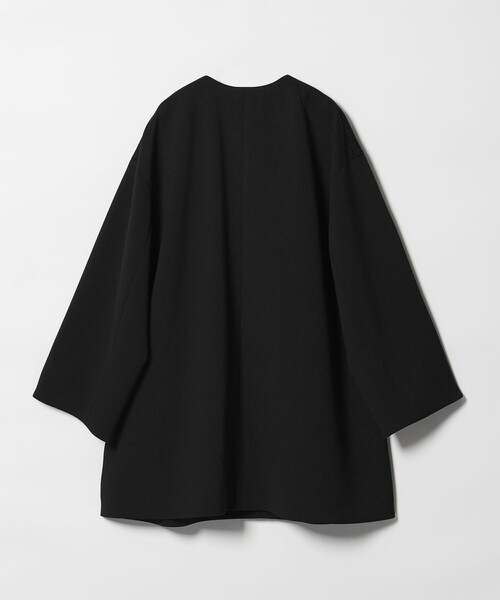 UNITED ARROWS(ユナイテッドアローズ)の「SPONGY Aライン ミドルコート(ノーカラーコート・レディース・ブラック/ネイビー・38/36)」の18枚目の写真