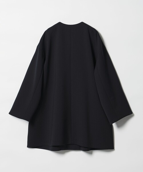 UNITED ARROWS 極美品　Aライン ノーカラー ミドル丈 コート SPONGY Aライン ミドルコート（ノーカラーコート）｜UNITED ARROWS