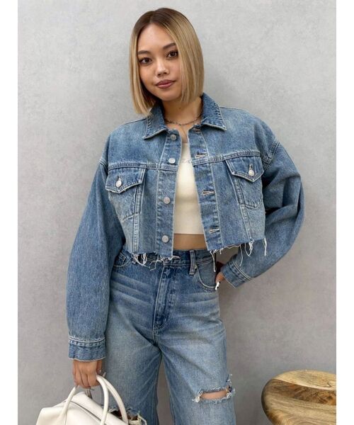 EVRIS（エヴリス）の「ラインストーンストラップロゴニットトップス（ニット/セーター・レディース・グレー/ブラック/レッド/ホワイト・FREE）」の12枚目の写真