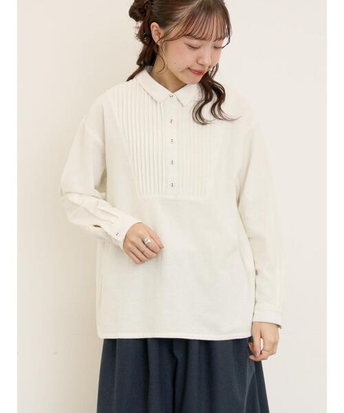 切替ピンタックブラウス（シャツ/ブラウス）｜Samansa Mos2（サマンサ